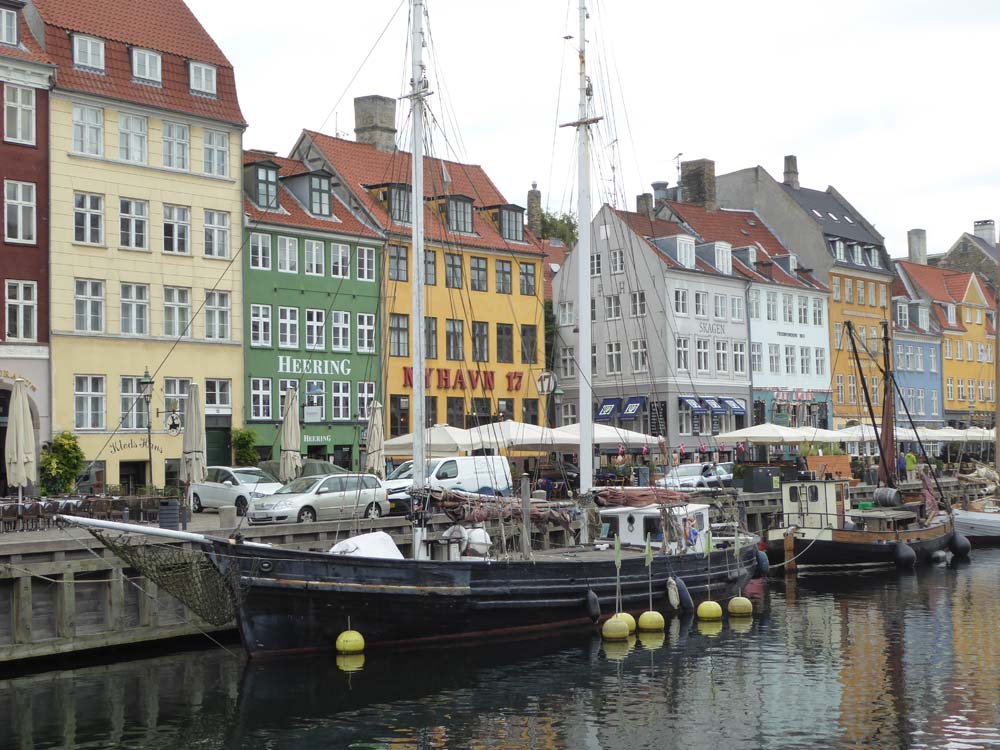 DENMARK - Nyhavn neighborhood in Copenhagen