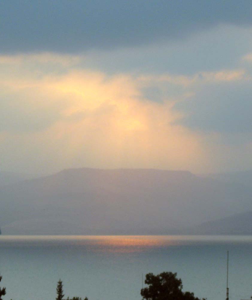 ISRAEL - Sunrise over the Sea of Galilee