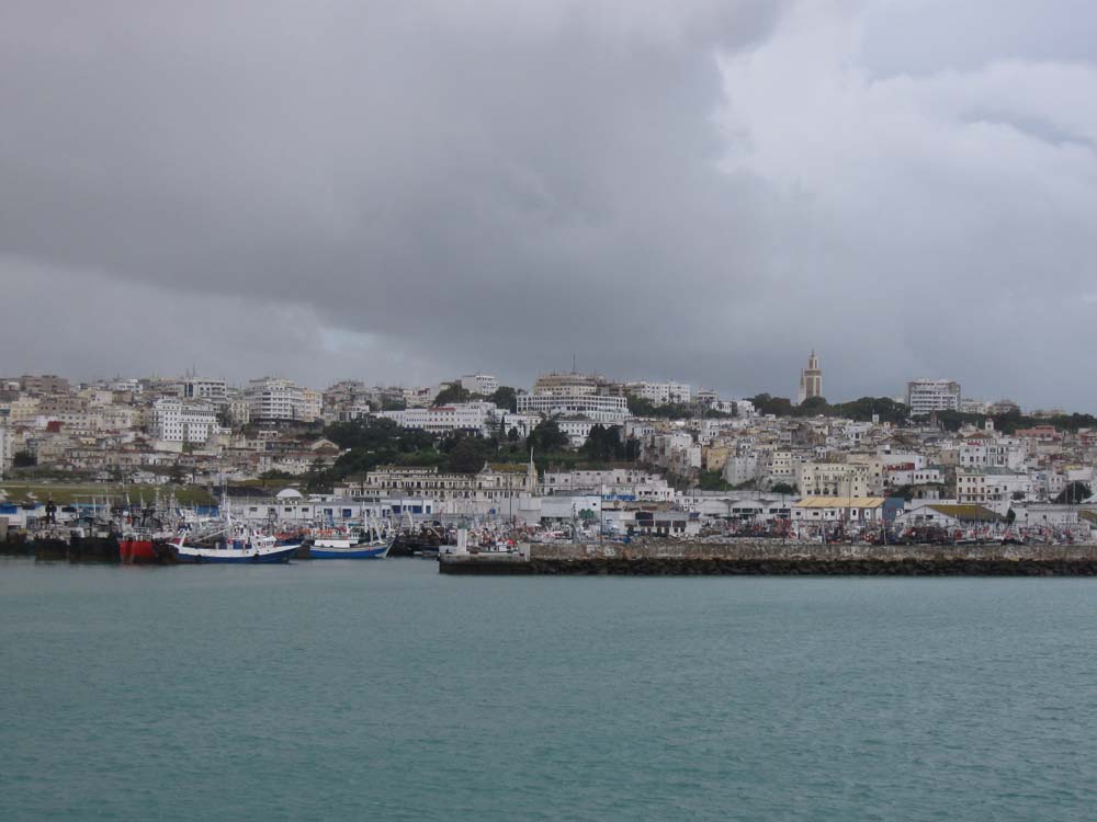 MOROCCO - Strait of Gibraltar with Tangier in background