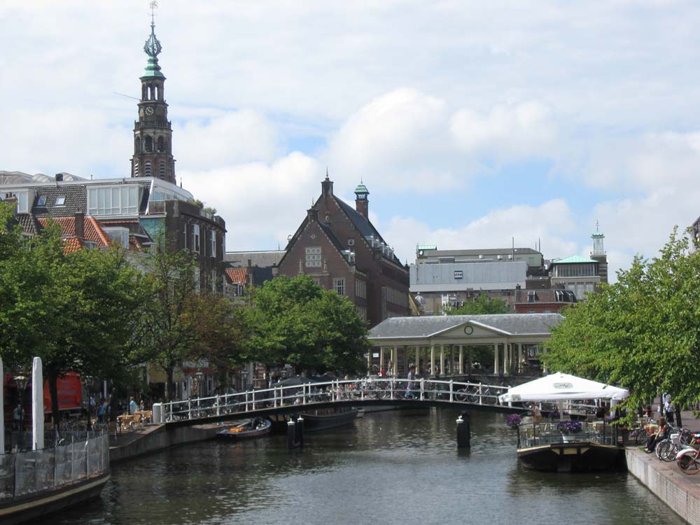 NETHERLANDS - Corn Bridge, Medieval market area in Leiden