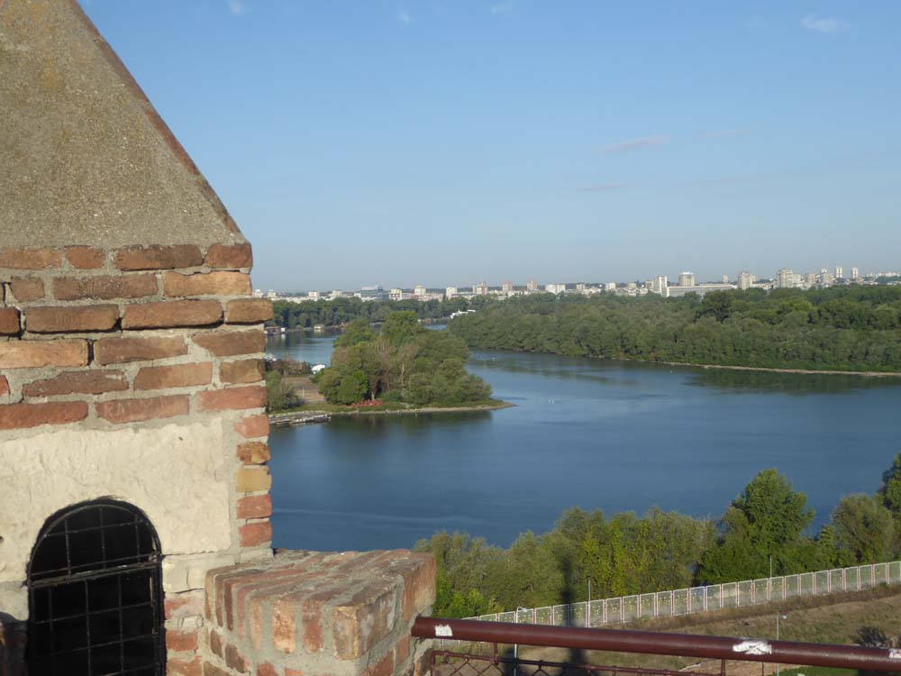 SERBIA - Citadel Kalemegdan on the Danube and Sava Rivers at Belgrade