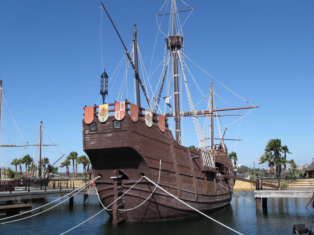 SPAIN - Site of Columbus' departure to the New World, in Palos